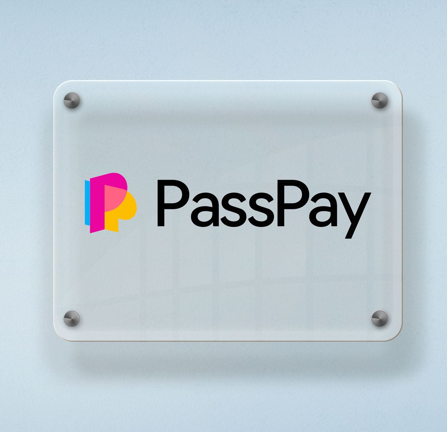 PassPayロゴ看板